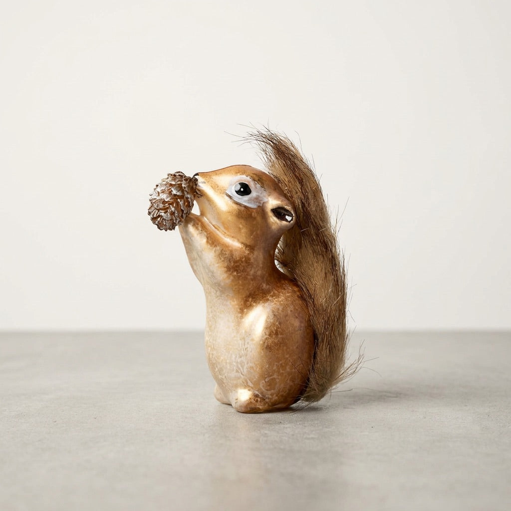 Glass Squirrel Cone