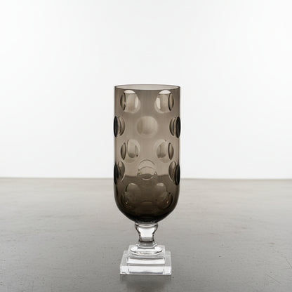 Orb Cut Glass Hurricane