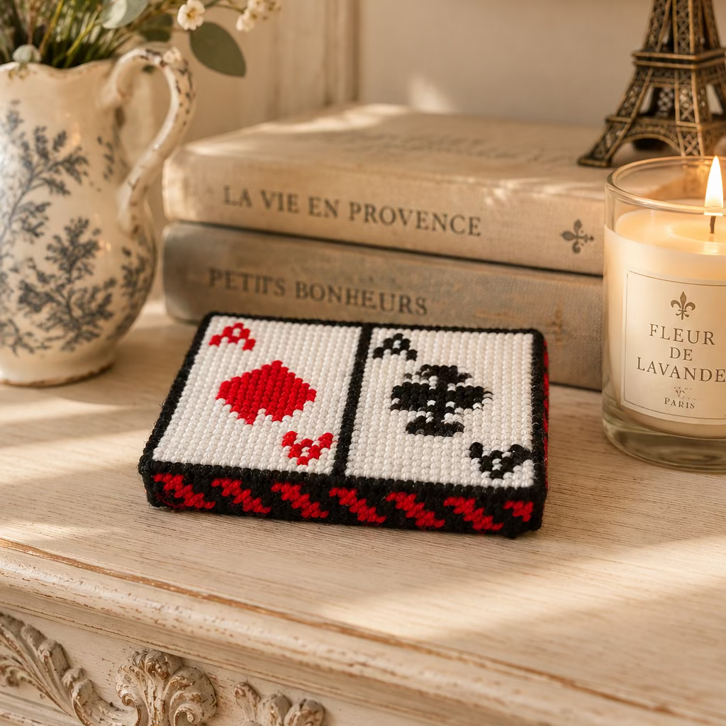 Vintage Needlepoint Card Holders