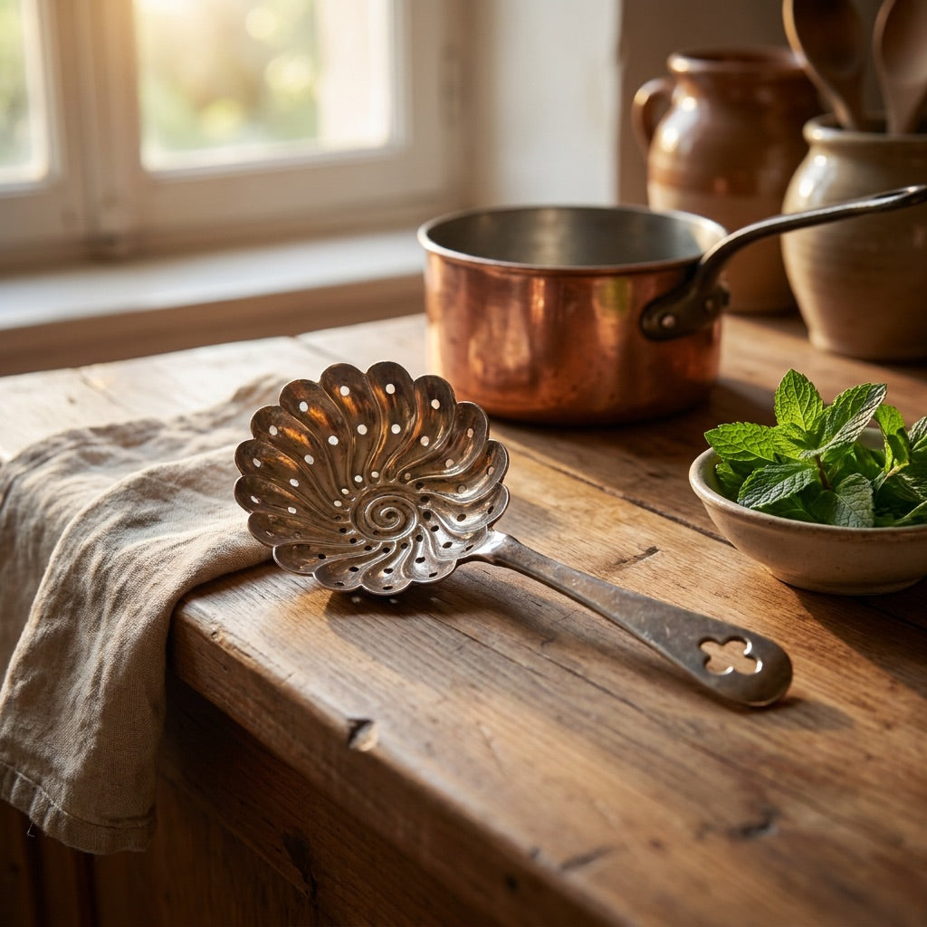 Vintage Silver Julep Strainer
