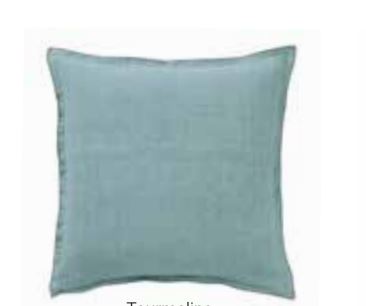 Solid Linen Double Flange Pillows