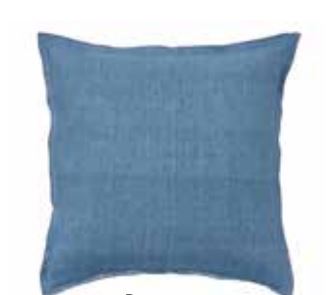 Solid Linen Double Flange Pillows