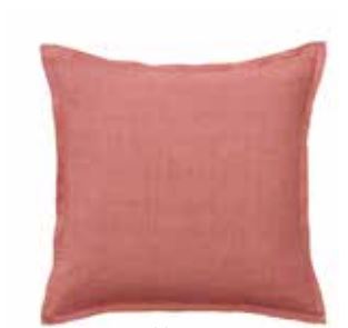 Solid Linen Double Flange Pillows
