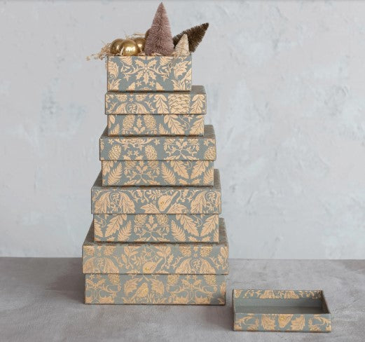 Handmade Paper Square Gift Box