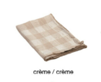 Maison de Vacances Bourdon Vintage Vichy Linen Tablecloths