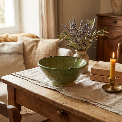 Vintage Tamegroute Glazed Bowl