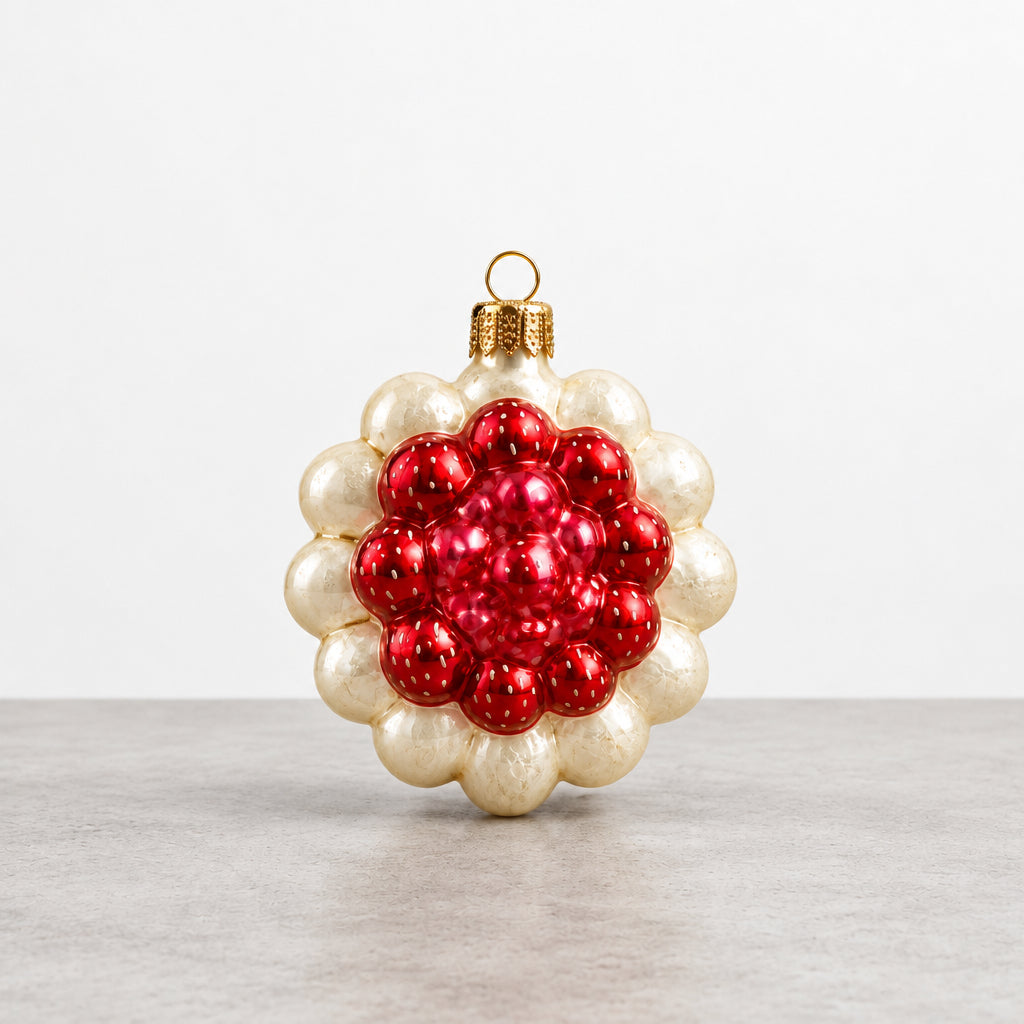 Strawberry Bundt Cake Ornament