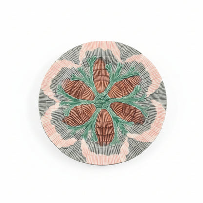 Pair of Vintage Majolica Salad Plates