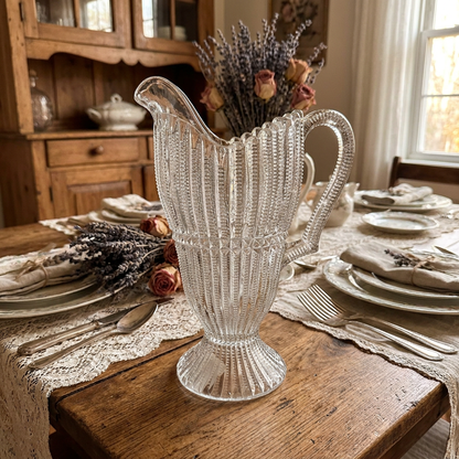 Vintage Crystal Pitcher