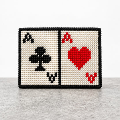 Vintage Needlepoint Card Holders