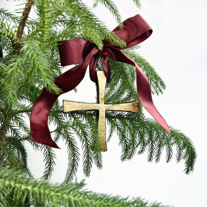 Barbara Biel Cross Ornament