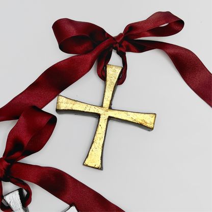 Barbara Biel Cross Ornament