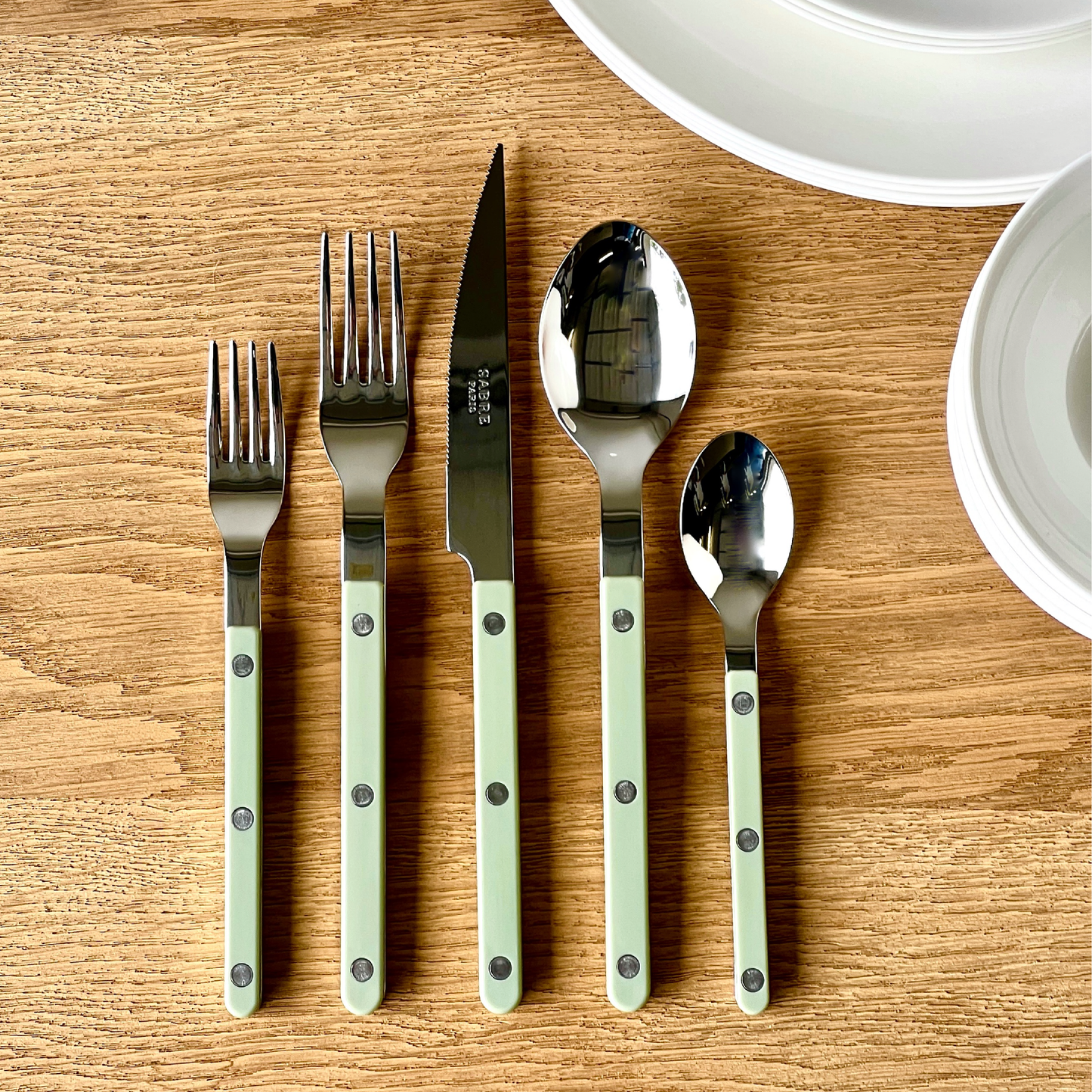 Bistrot Solid 5 Piece Flatware Sets