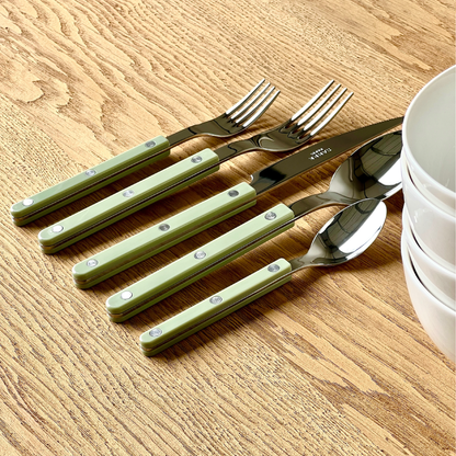 Bistrot Solid 5 Piece Flatware Sets