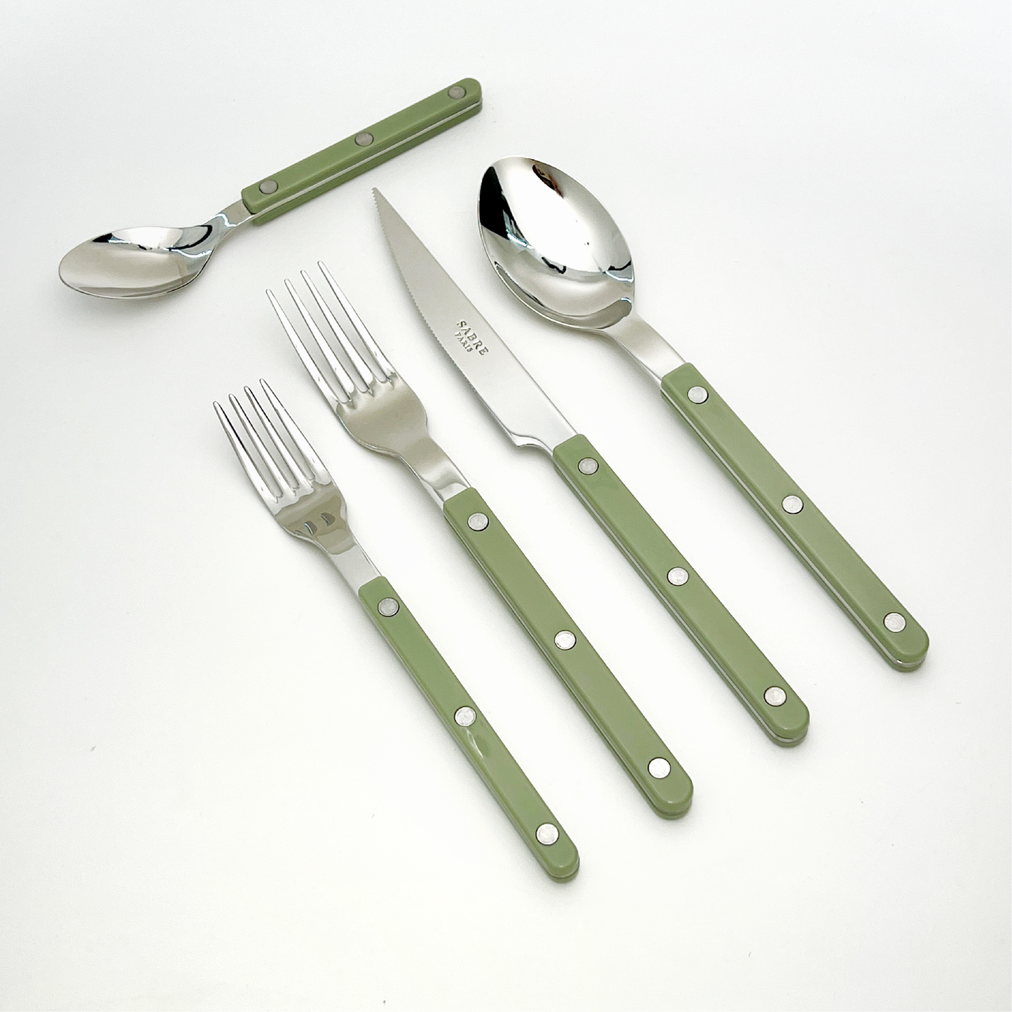 Bistrot Solid 5 Piece Flatware Sets