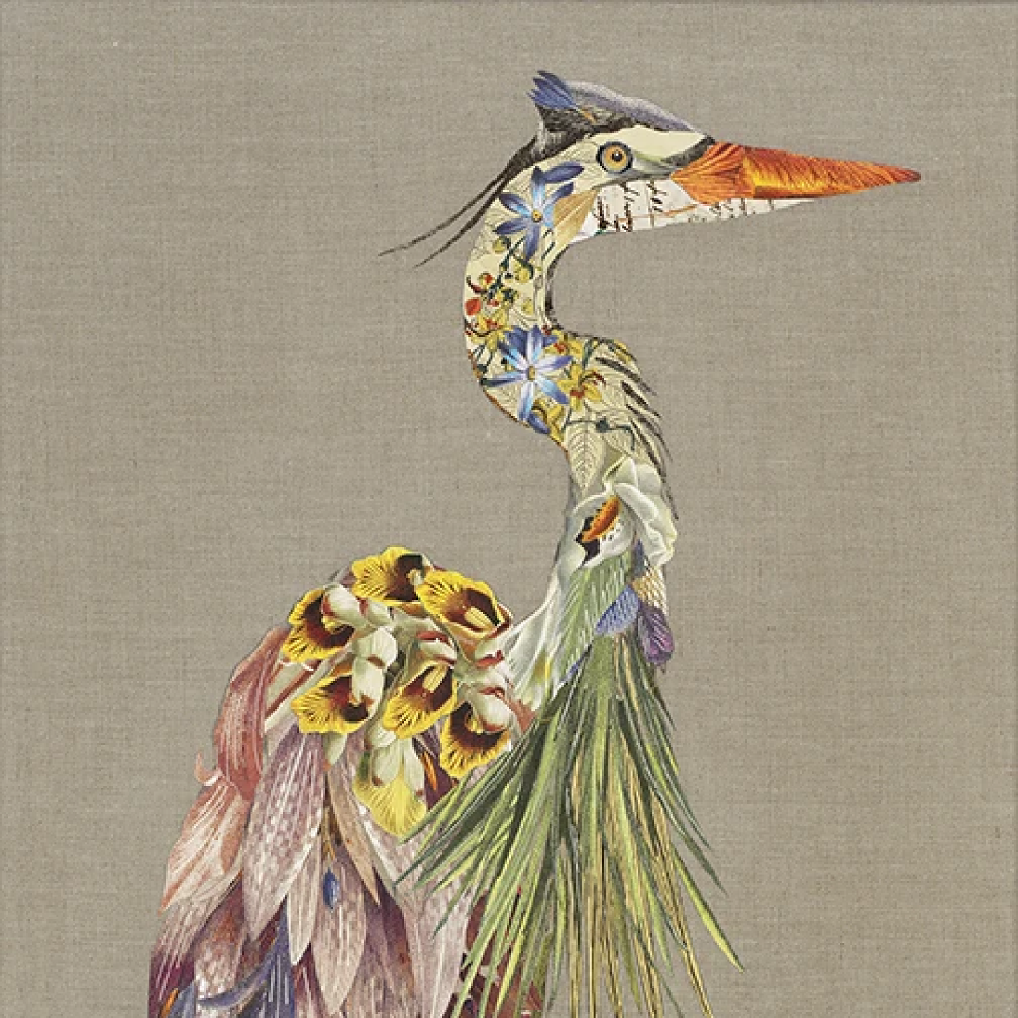 Heron #2 by Brenda Bogart, Archival Print