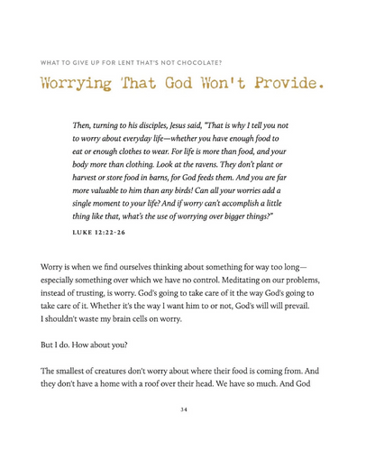 What to Give Up for Lent That's Not Chocolate