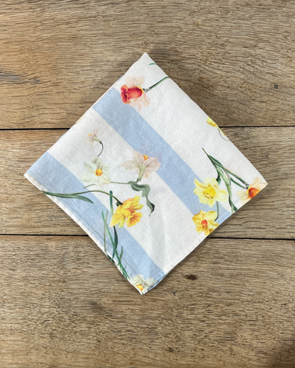 Daffodil Stripe Table Linen Collection