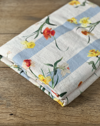 Daffodil Stripe Table Linen Collection