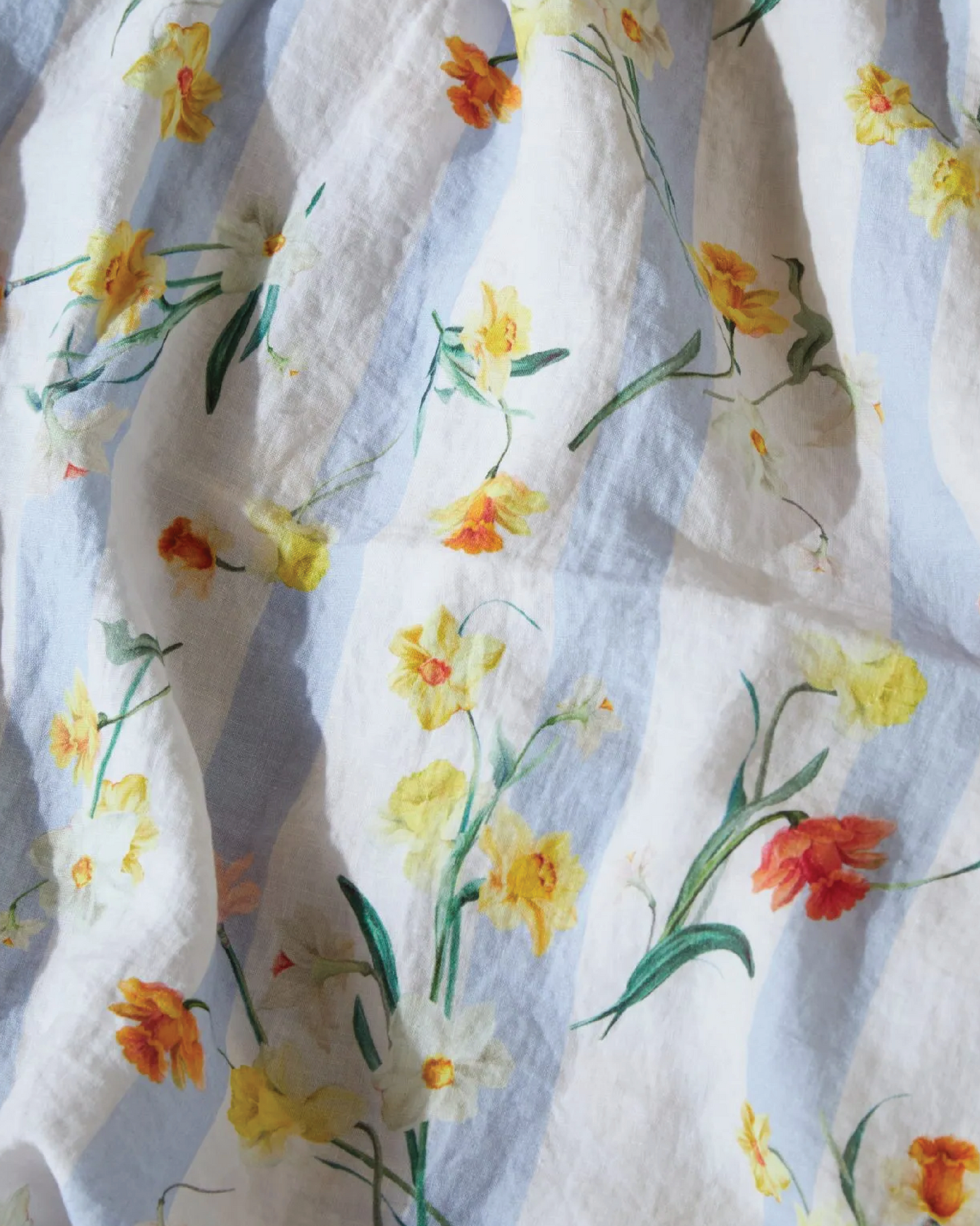 Daffodil Stripe Table Linen Collection