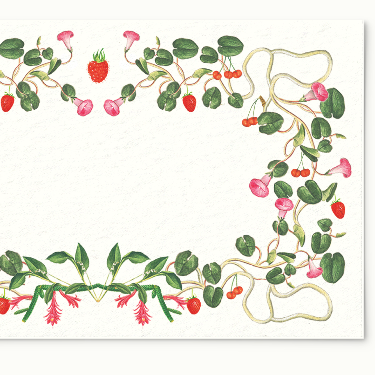 Berry Pom Pom Stationery Collection