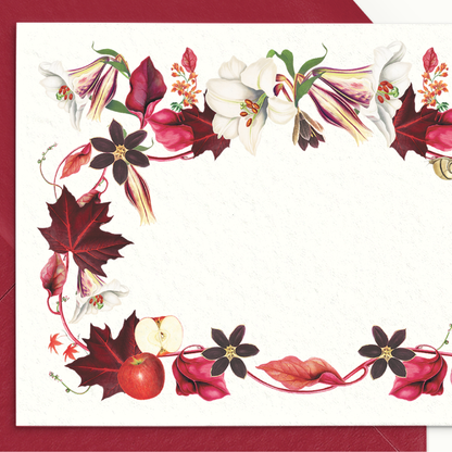 Scarlet Maple Stationery Collection