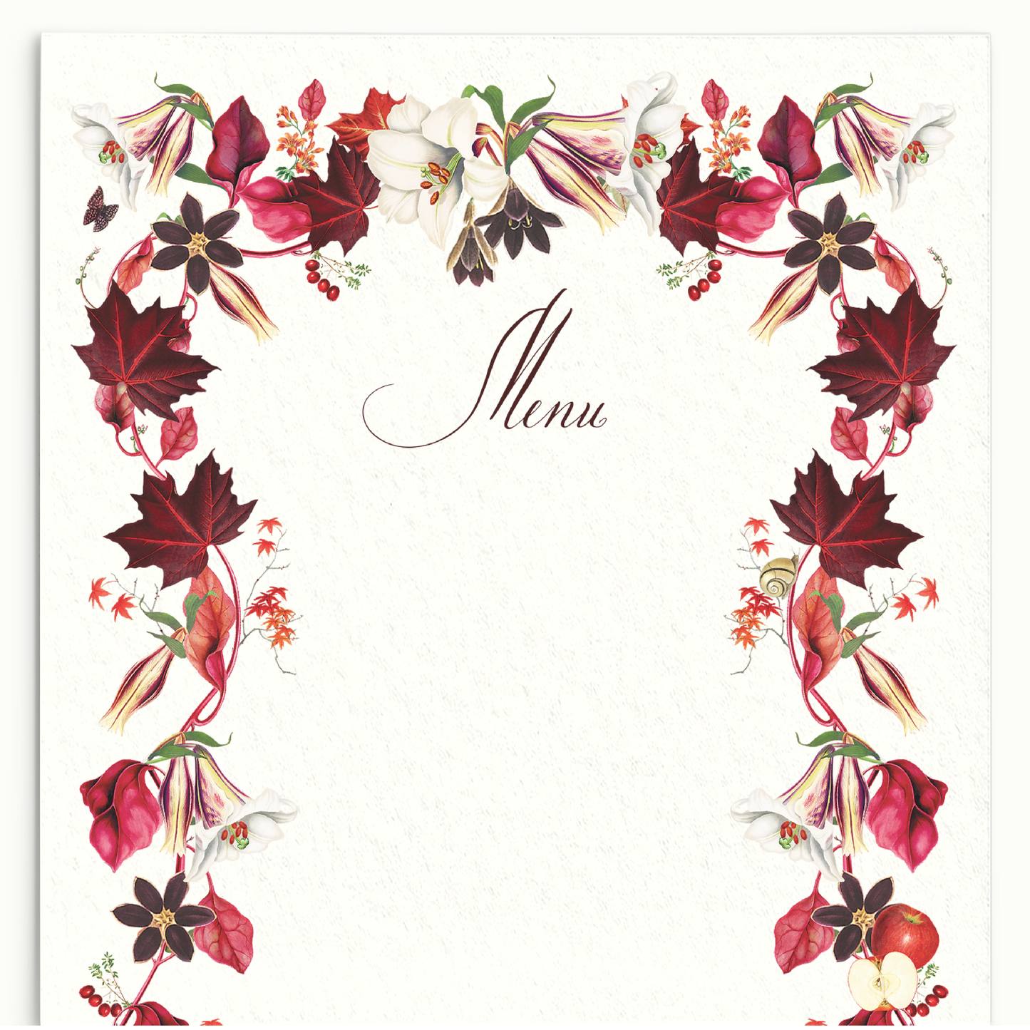 Scarlet Maple Stationery Collection