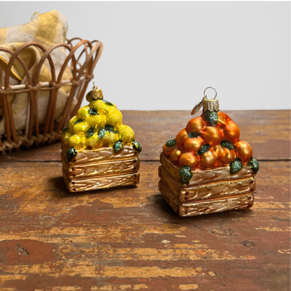 Citrus Orchard Box Ornaments