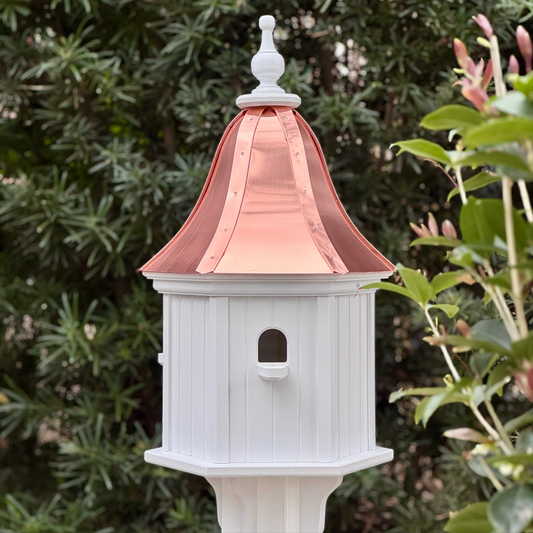 Copper Hexagon Birdhouse