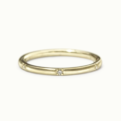 Crescent Diamond Band