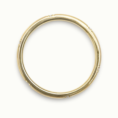 Crescent Diamond Band