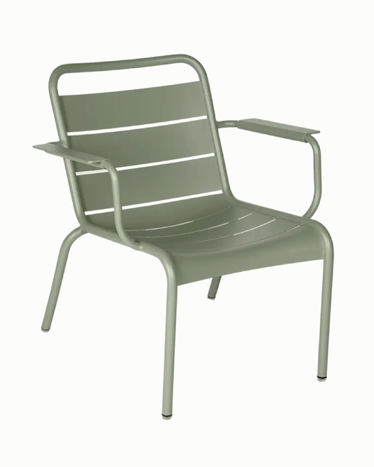 Set of Two Fermob Luxembourg Lounge Armchairs