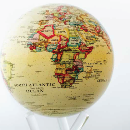 White & Gold Globe