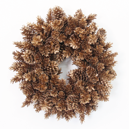 Gold Pinecone Wreaths | Pre-Order Yours Today