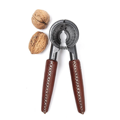 Hand Stitched Leather Nutcracker