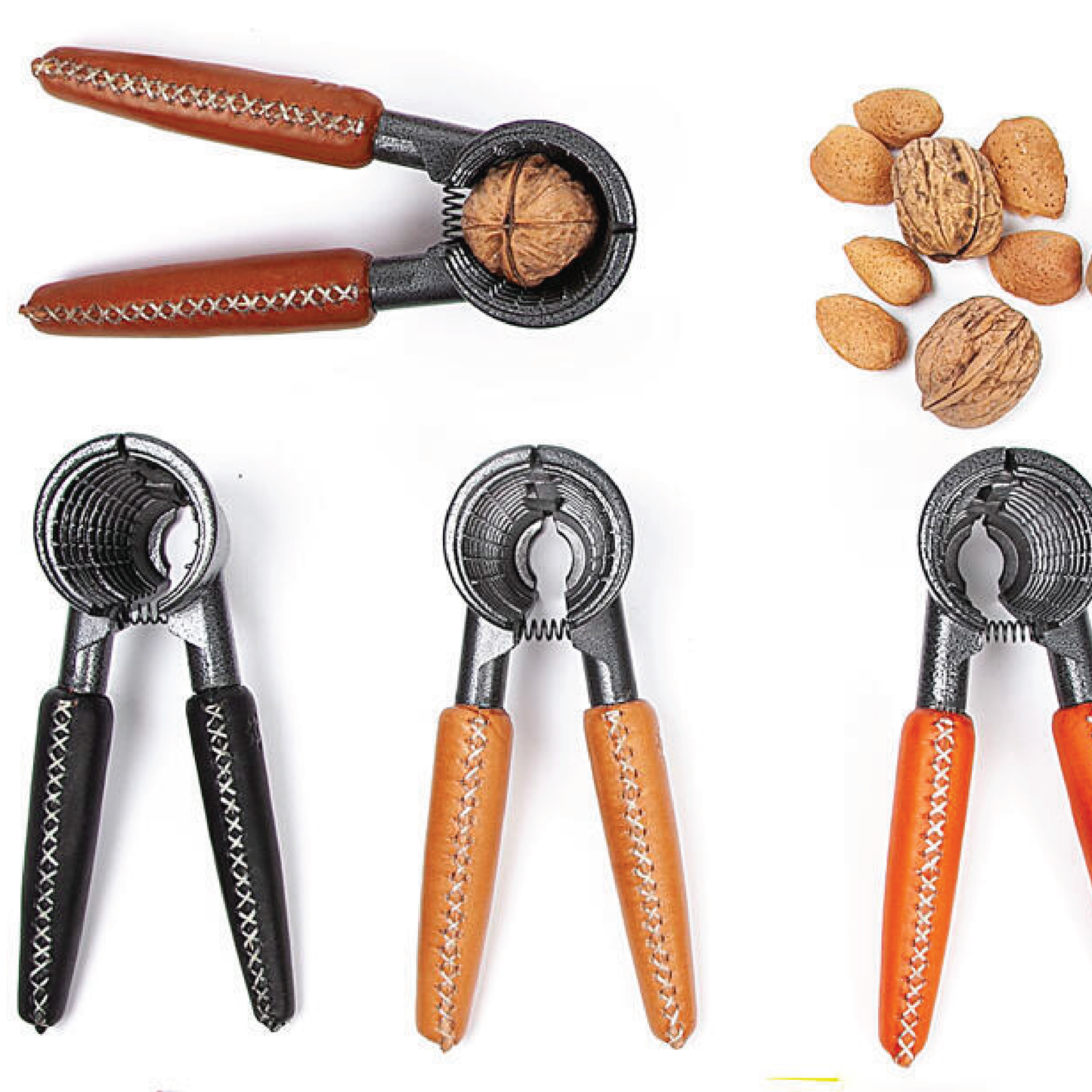 Hand Stitched Leather Nutcracker