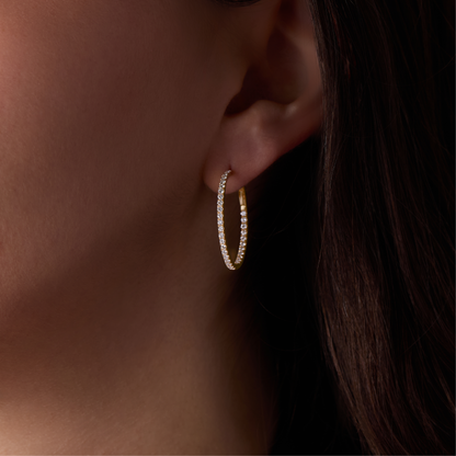 Endless Diamond Hoops