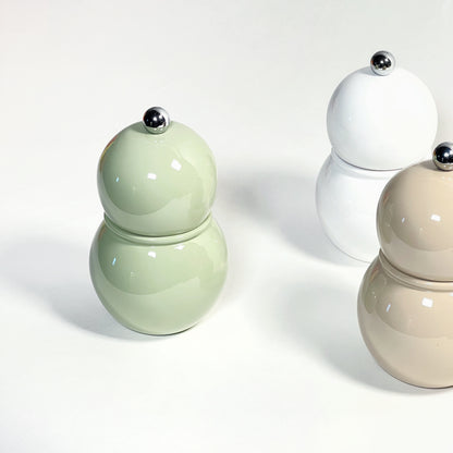 Lacquer Chubby Salt or Pepper Mills