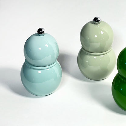 Lacquer Chubby Salt or Pepper Mills