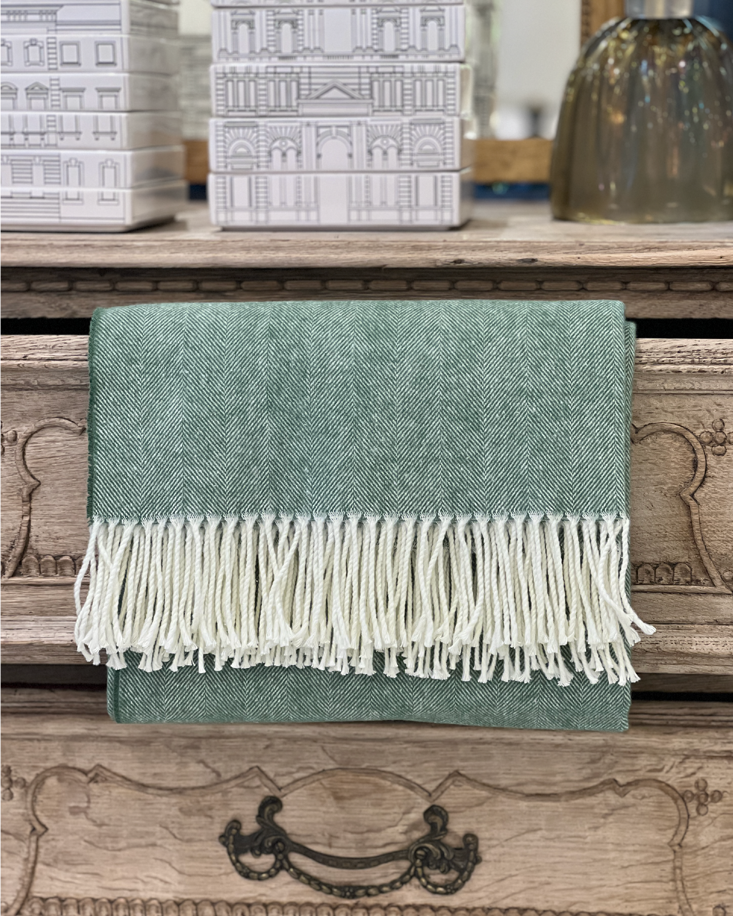 Italian Herringbone Throw Collection