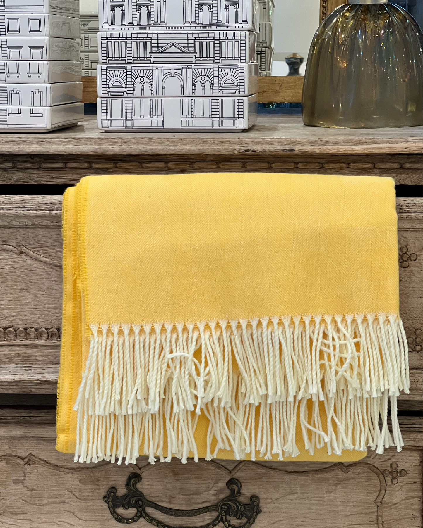 Italian Herringbone Throw Collection