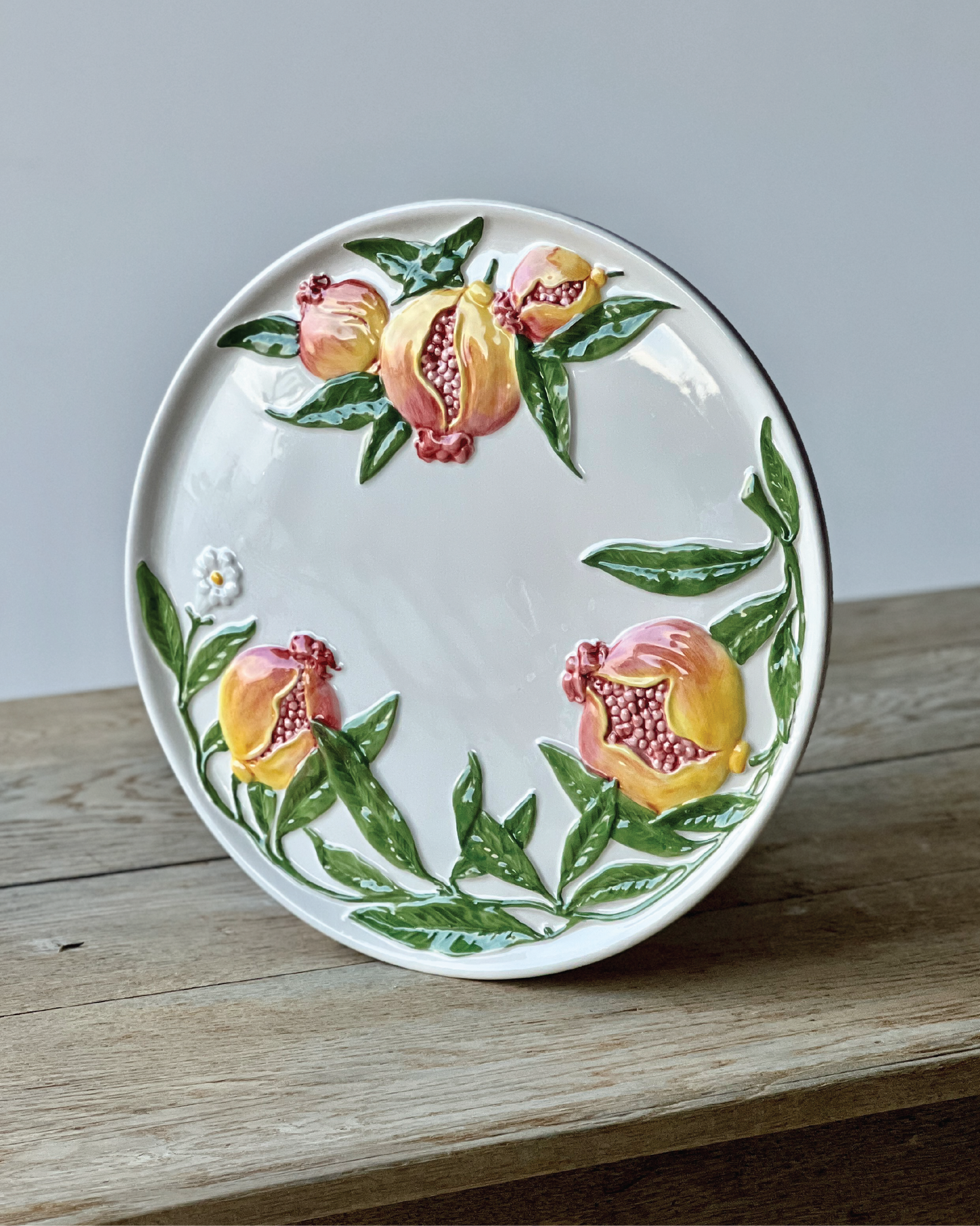 Hand Painted Ceramic Pomegranate Collection