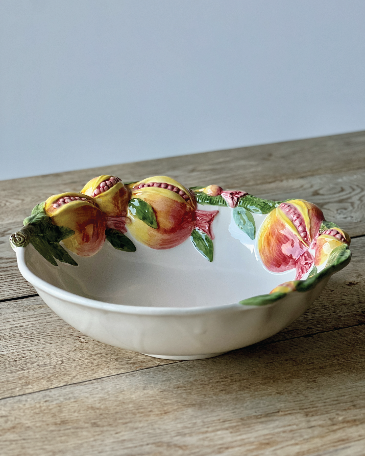 Hand Painted Ceramic Pomegranate Collection