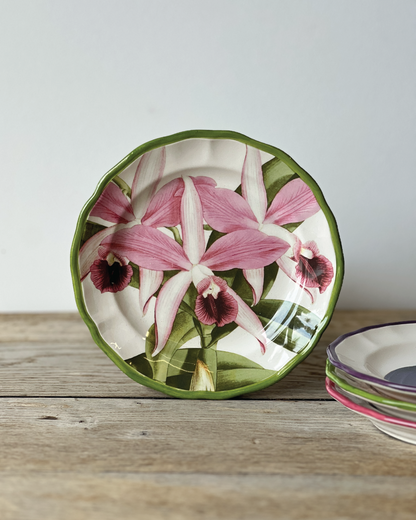 Orchids Porcelain Plate Collection