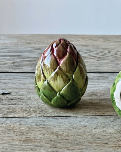 Hand Painted Ceramic Salt and Pepper Shakers