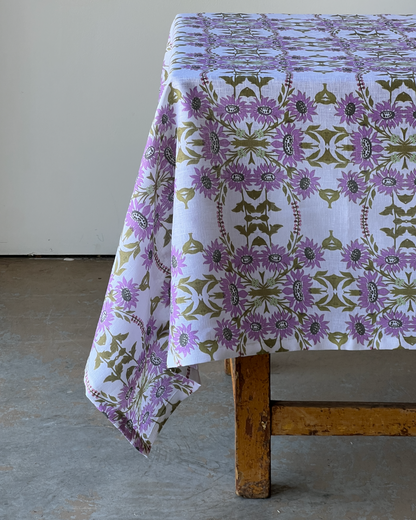 Lilac Blossom Flower Table Linen Collection