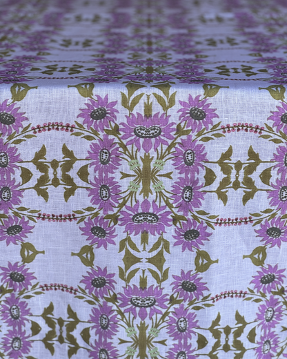 Lilac Blossom Flower Table Linen Collection