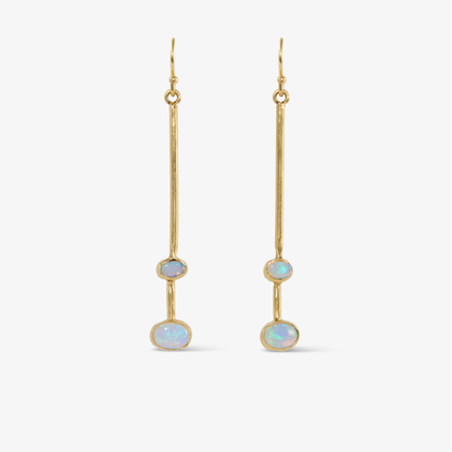 Opal Stick Earrings