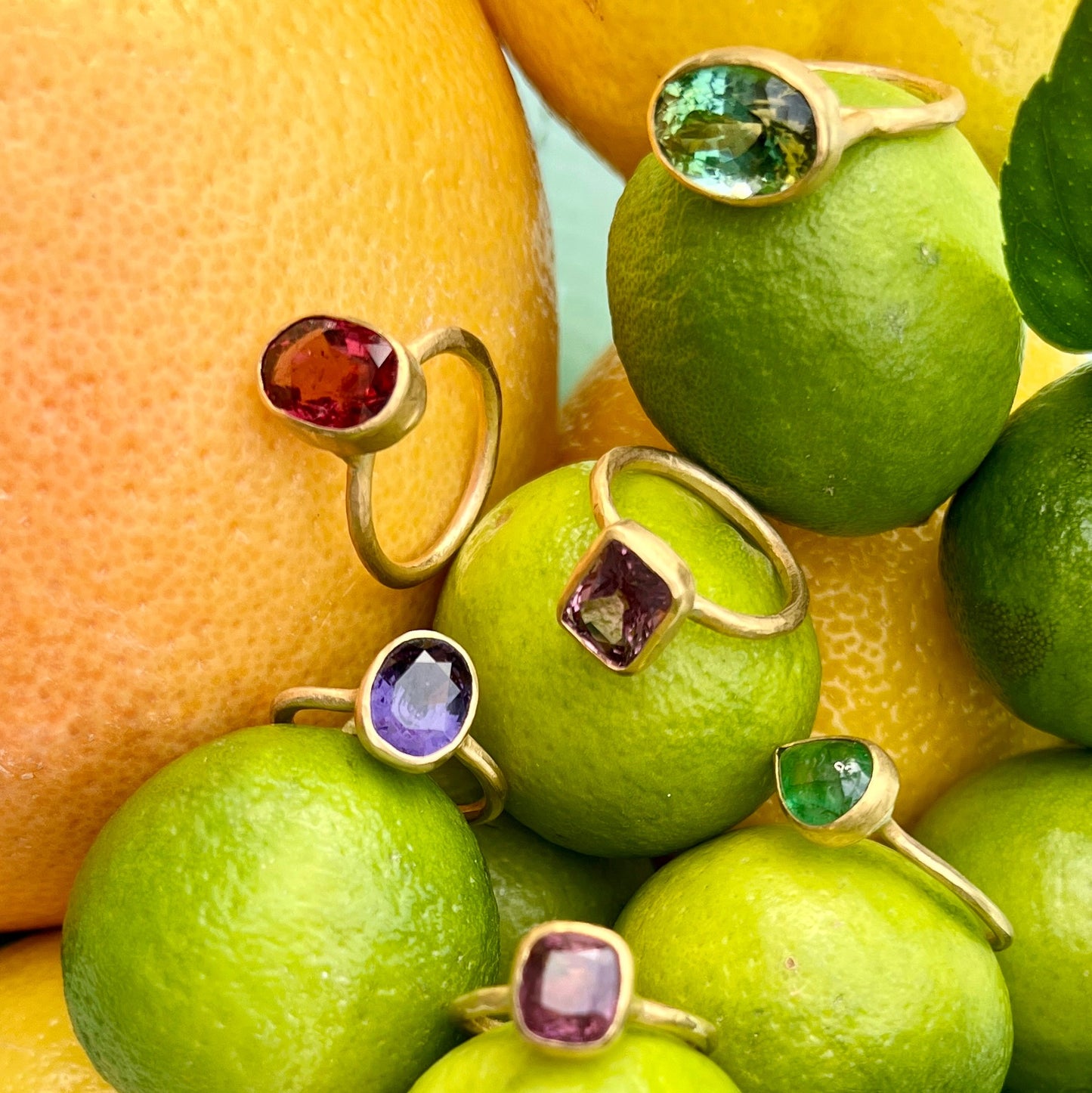 Oval Pink Tourmaline Ring