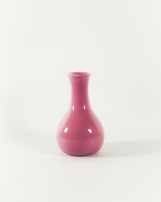 Michael Anchin Opaque Orchid Glass Vase